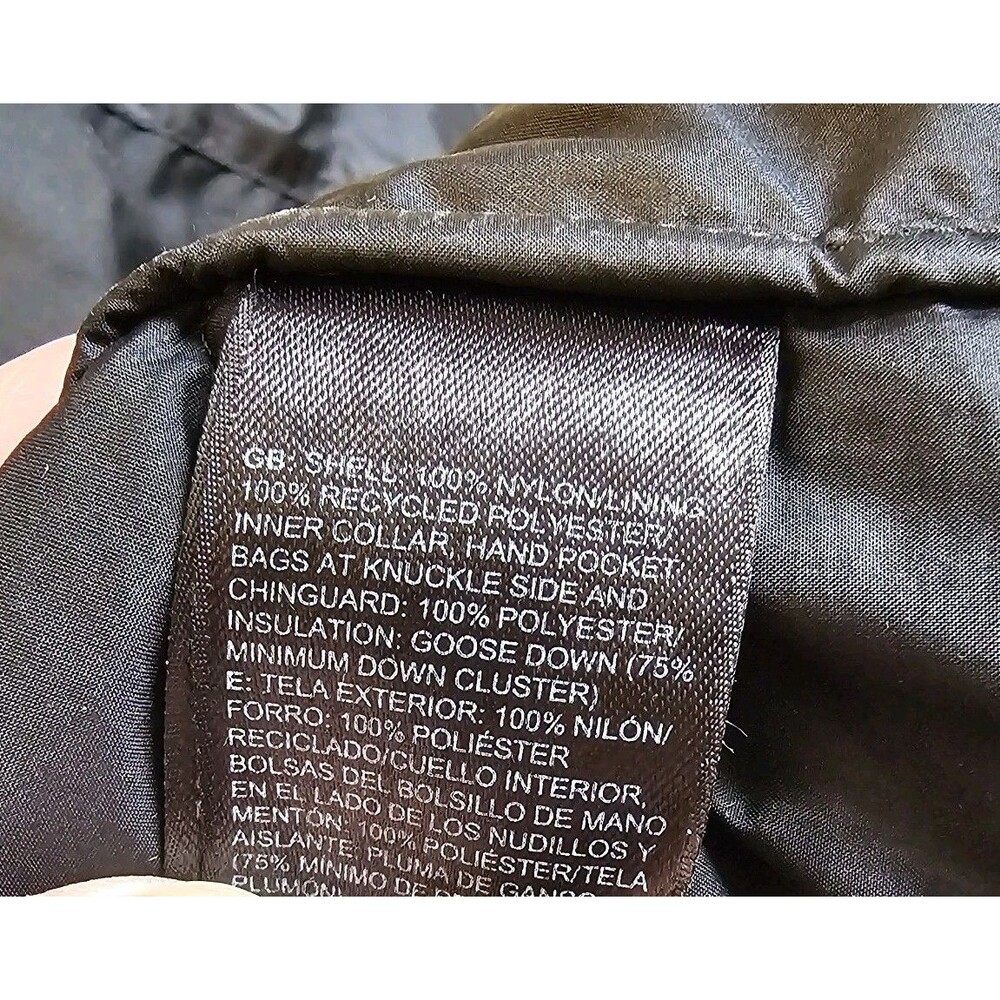 The North Face Metropolis 550 Down Puffer Jacket Parka Coat Womens L Long Black - Picture 7 of 10